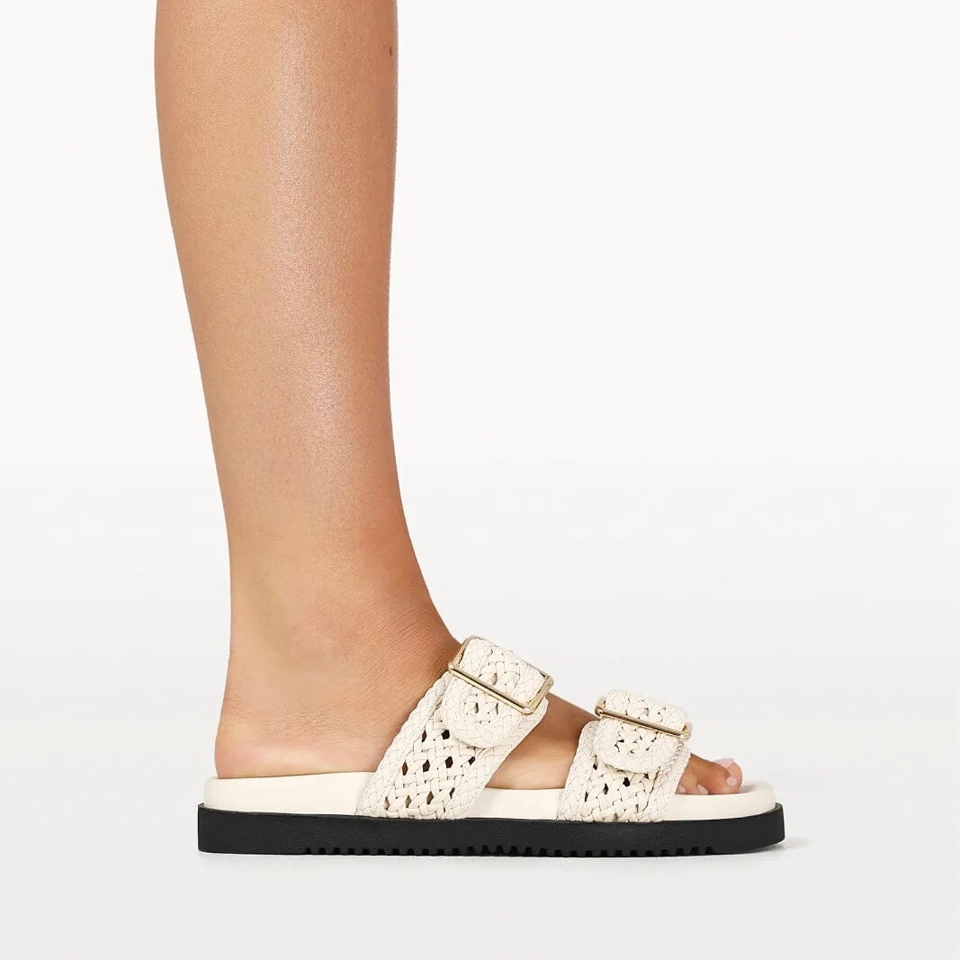 BILLINI Billini Aprila Slides - Bone SHOES