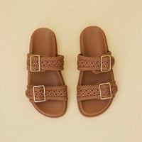 BILLINI Billini Aprila Slides - Peanut SHOES