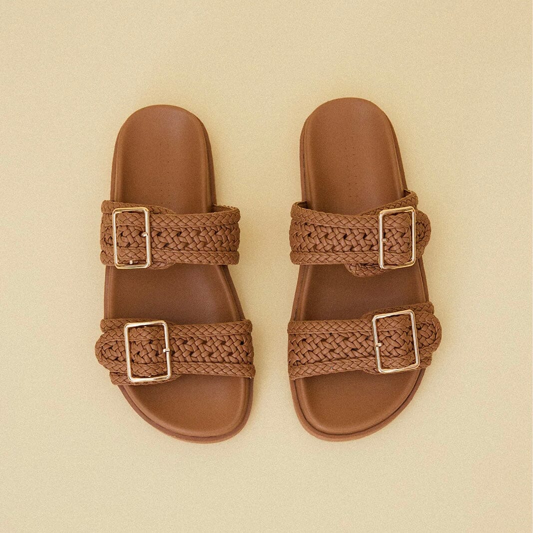BILLINI Billini Aprila Slides - Peanut SHOES