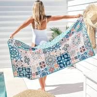BREATHING TRAVEL Sand Free Beach Towel - El Paradiso HOME & LIFESTYLE
