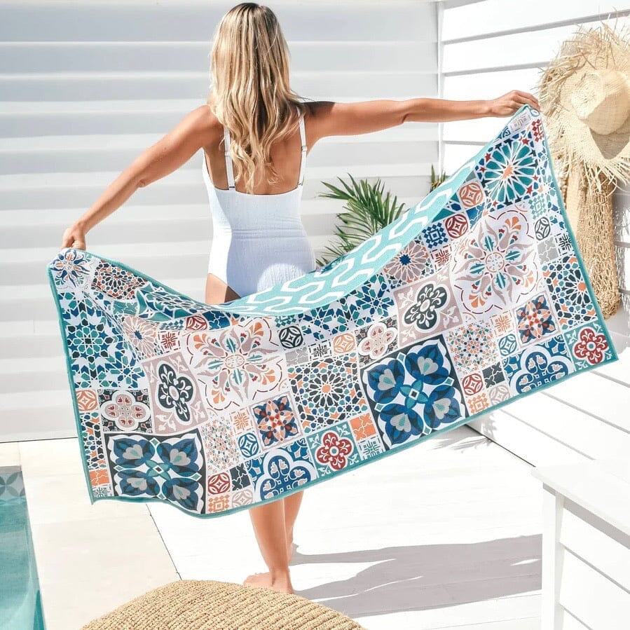 BREATHING TRAVEL Sand Free Beach Towel - El Paradiso HOME & LIFESTYLE