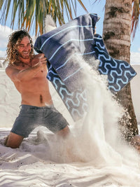 BREATHING TRAVEL Sand Free Beach Towel - Island Nights HOME & LIFESTYLE