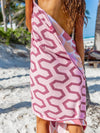 BREATHING TRAVEL Sand Free Beach Towel - Pink Mermaid HOME & LIFESTYLE