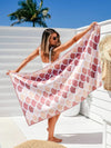 BREATHING TRAVEL Sand Free Beach Towel - Pink Mermaid HOME & LIFESTYLE