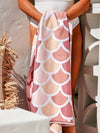 BREATHING TRAVEL Sand Free Beach Towel - Pink Mermaid HOME & LIFESTYLE