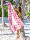 BREATHING TRAVEL Sand Free Beach Towel - Pink Mermaid HOME & LIFESTYLE