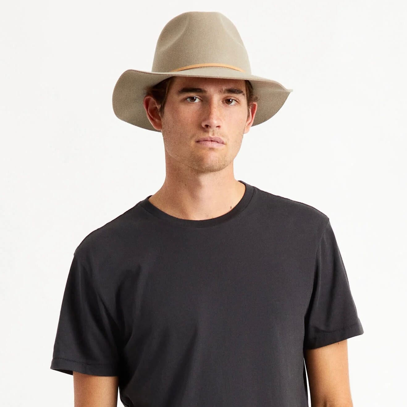 Wesley Fedora Light Tan - Main Image