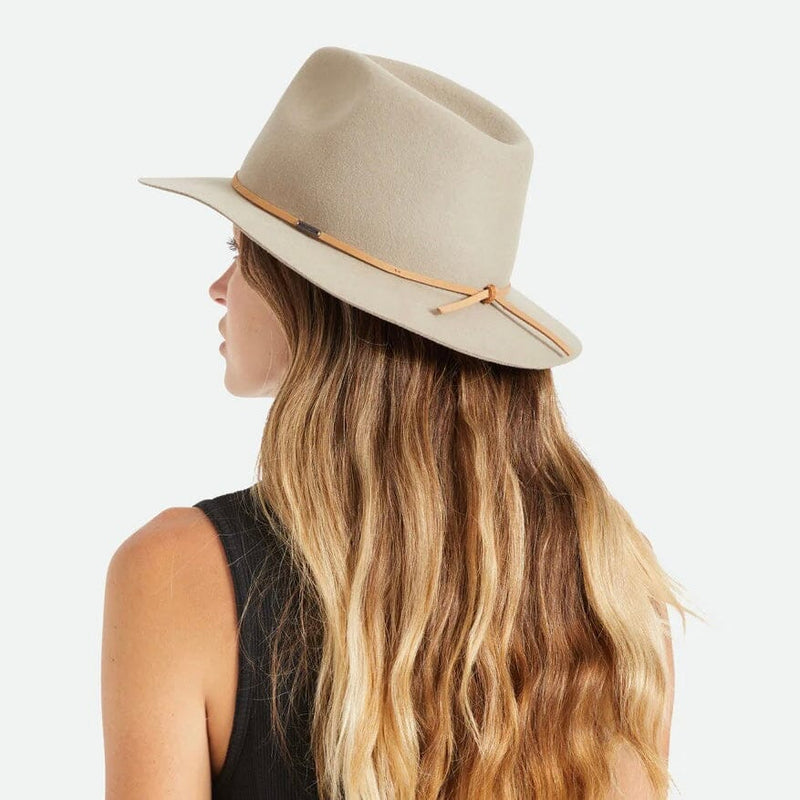 BRIXTON Wesley Fedora - Sand/Brown HEADWEAR