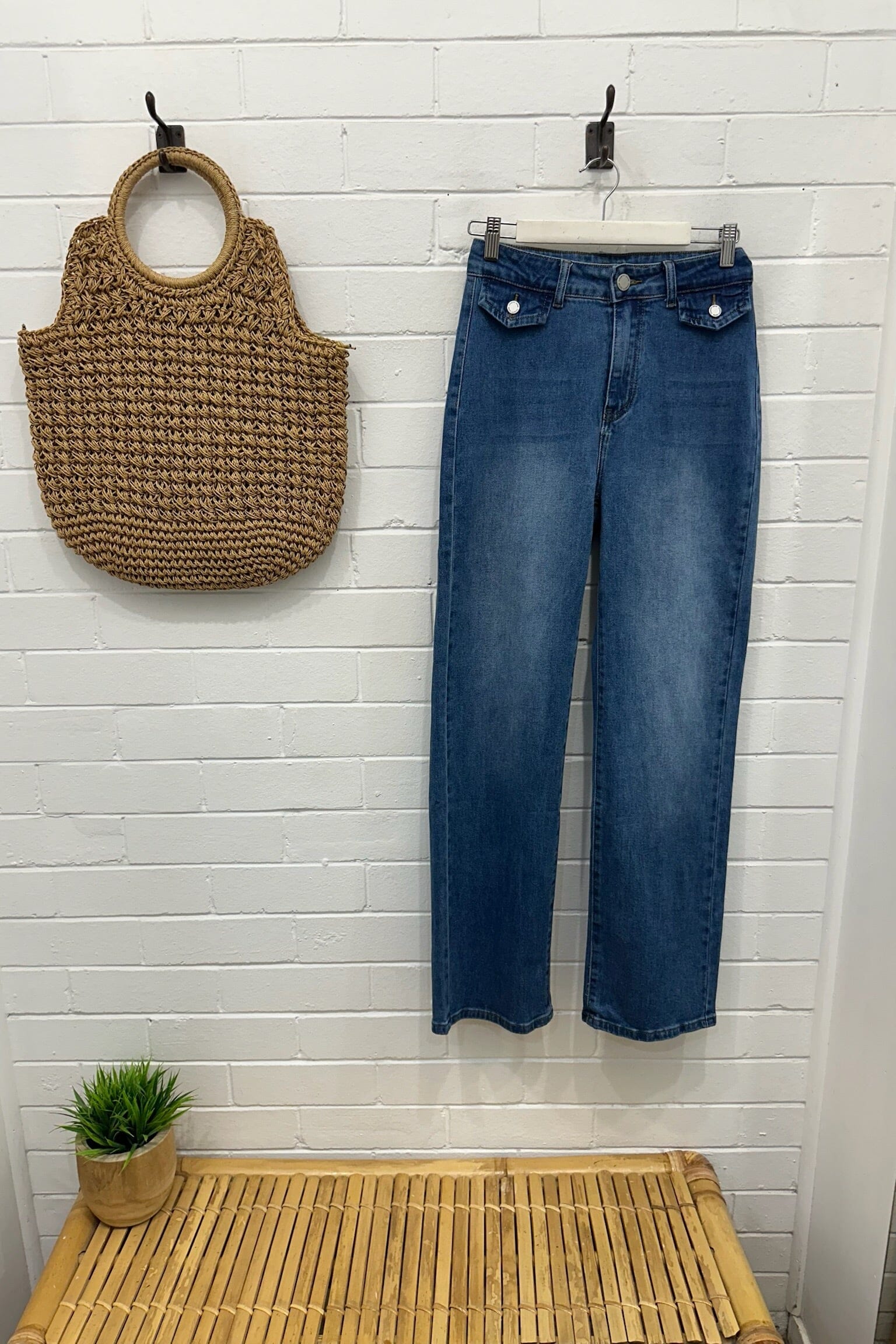 COUNTRY DENIM Alana Flip Pocket Denim Jeans BOTTOMS
