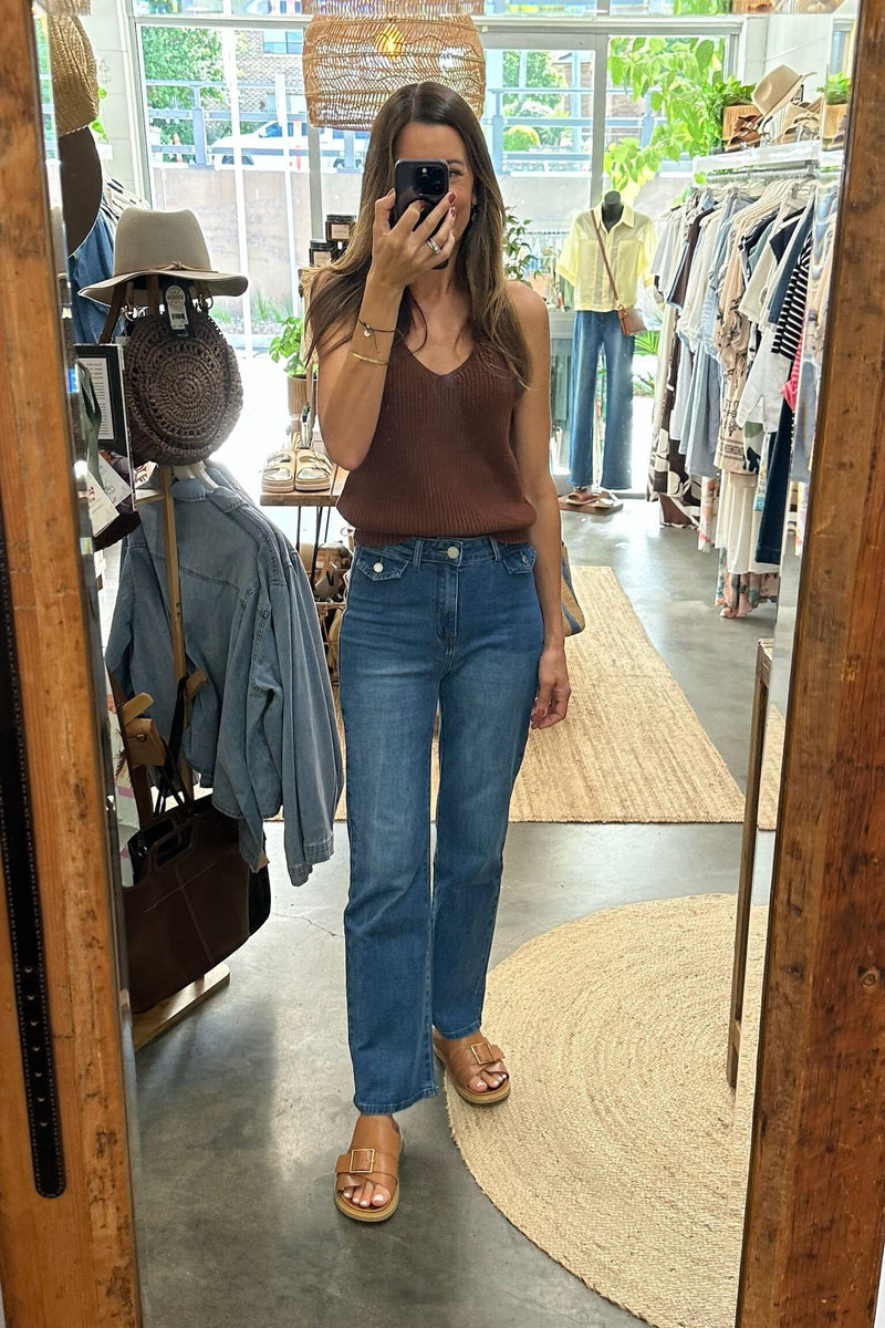 COUNTRY DENIM Alana Flip Pocket Denim Jeans BOTTOMS