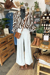 COUNTRY DENIM Indianna Belted Jeans - White BOTTOMS