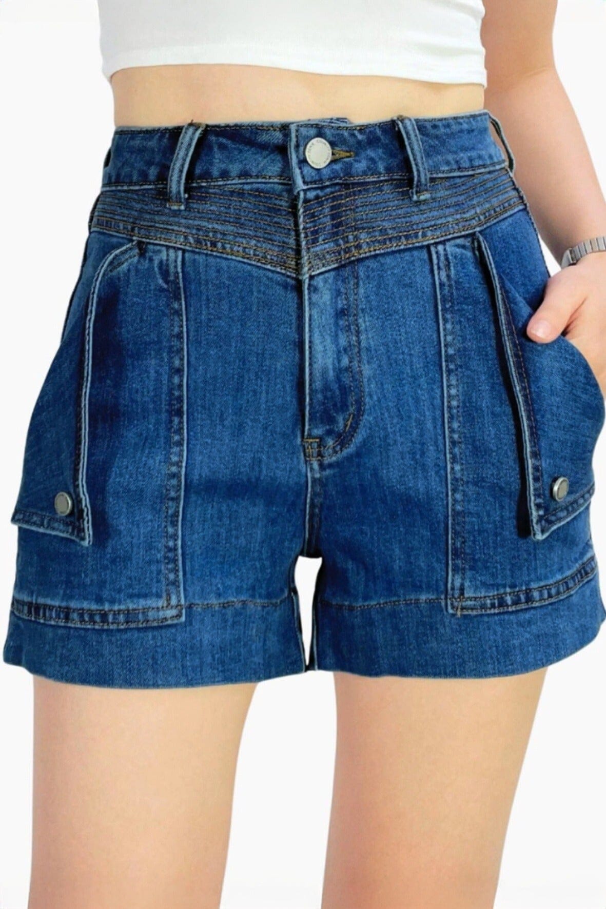 COUNTRY DENIM Jeda Denim Shorts BOTTOMS