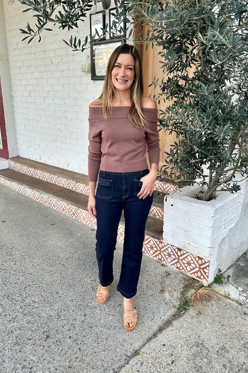 COUNTRY DENIM Zoey Dark Denim Jeans BOTTOMS