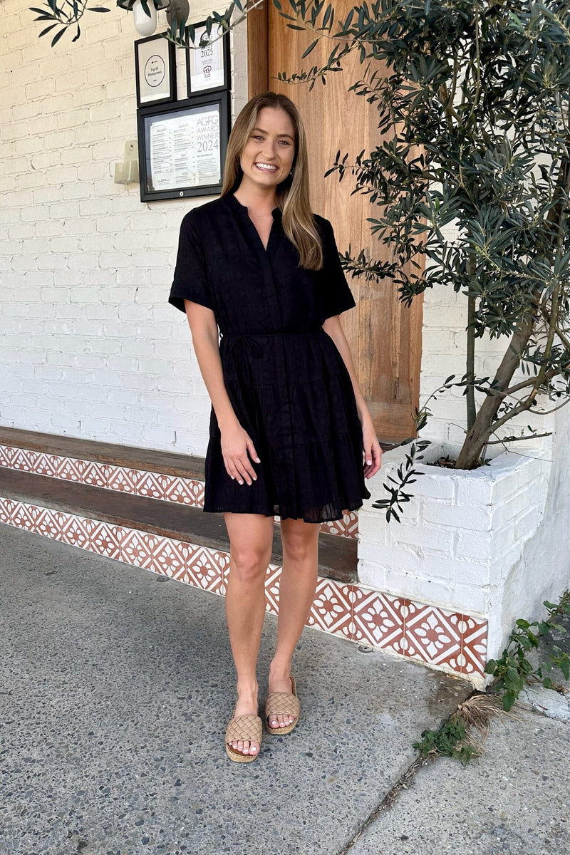 DELILAH Raven Mini Dress DRESSES