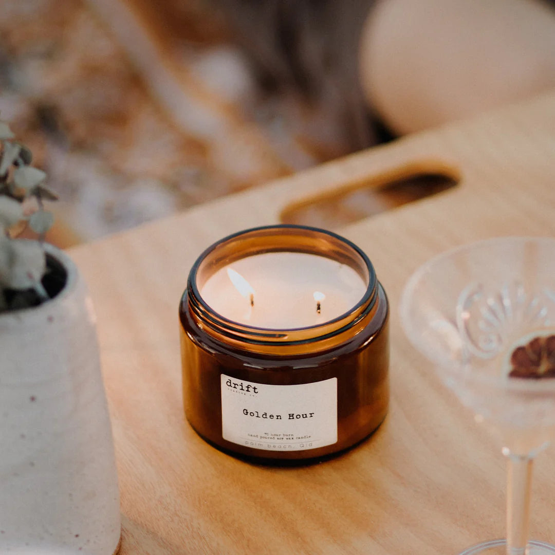 DRIFT TRADING Drift Extra Large Amber Candle HOME & LIFESTYLE