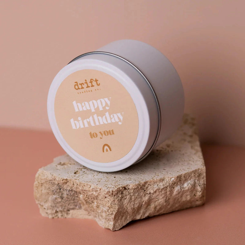 DRIFT TRADING Drift Gift Candle - 'Happy Birthday' HOME & LIFESTYLE