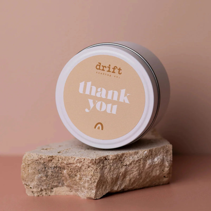 DRIFT TRADING Drift Gift Candle - 'Thank you' HOME & LIFESTYLE