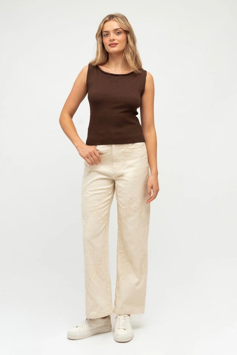 EBBY AND I Adele Knit Top TOPS