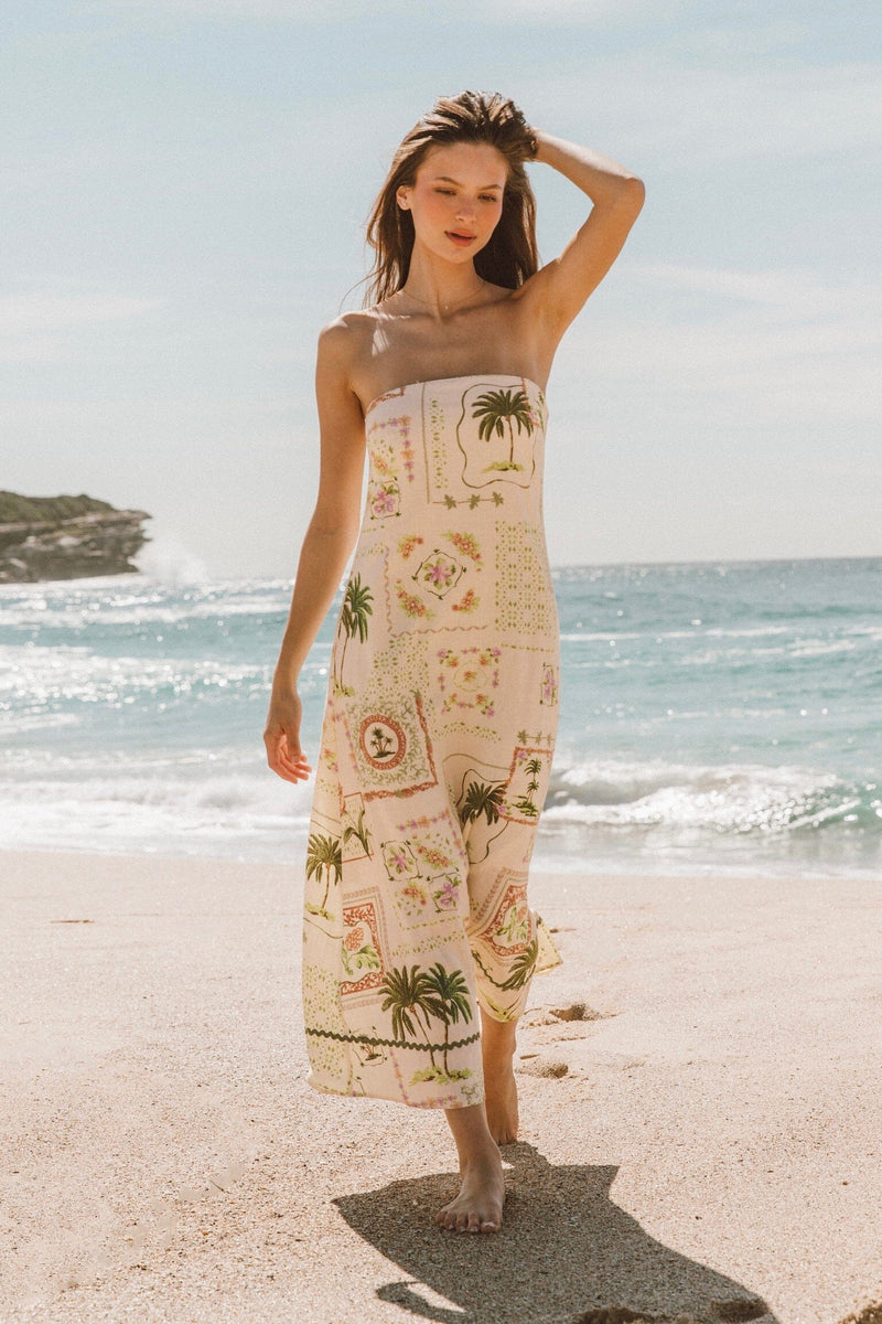 ebby and i linen dress Adelene Maxi Dress