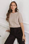EBBY AND I Cassie Knit Top TOPS