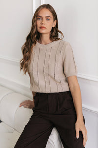 EBBY AND I Cassie Knit Top TOPS