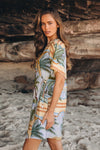 EBBY AND I Endless Summer Wrap Mini Dress DRESSES