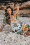 EBBY AND I Endless Summer Wrap Mini Dress DRESSES