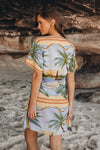 EBBY AND I Endless Summer Wrap Mini Dress DRESSES