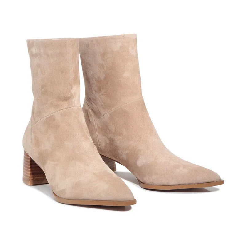EOS Auroa Suede Boots - Taupe SHOES