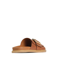EOS Dede Leather Slide - Brandy SHOES