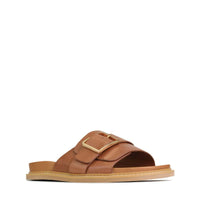 EOS Dede Leather Slide - Brandy SHOES