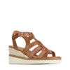 EOS Lana Wedge Sandals - Brandy SHOES