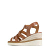 EOS Lana Wedge Sandals - Brandy SHOES