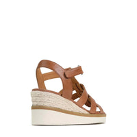 EOS Lana Wedge Sandals - Brandy SHOES