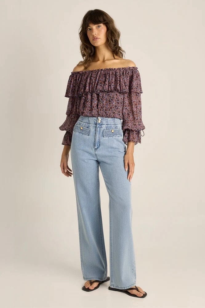 FATE + BECKER Lila Straight Leg Jean BOTTOMS