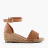 HUMAN PREMIUM Junction Woven Leather Wedge SHOES
