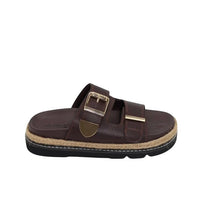 HUMAN PREMIUM Milani Slides - Chocolate SHOES