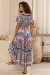 IRIS MAXI Isla Blue Midi Dress DRESSES