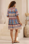 IRIS MAXI Isla Blue Mini Dress DRESSES