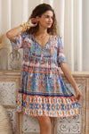 IRIS MAXI Isla Blue Mini Dress DRESSES