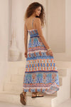 IRIS MAXI Isla Blue Strappy Maxi Dress DRESSES