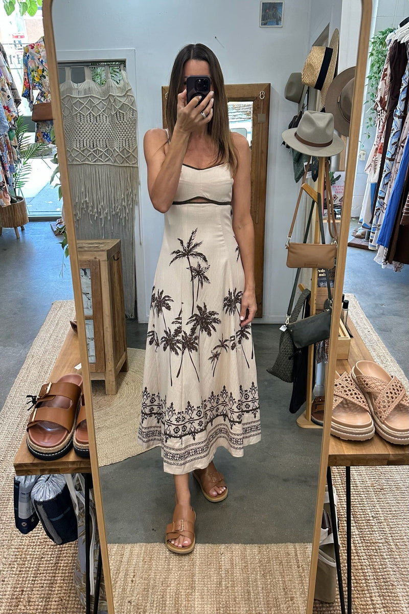 IRIS MAXI Palm Oasis Maxi Dress DRESSES