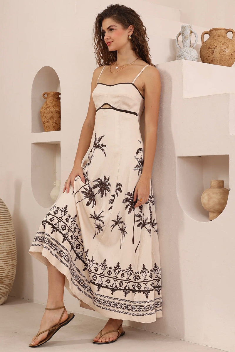 IRIS MAXI Palm Oasis Maxi Dress DRESSES