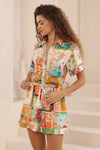 IRIS MAXI Reef Playsuit PLAYSUIT