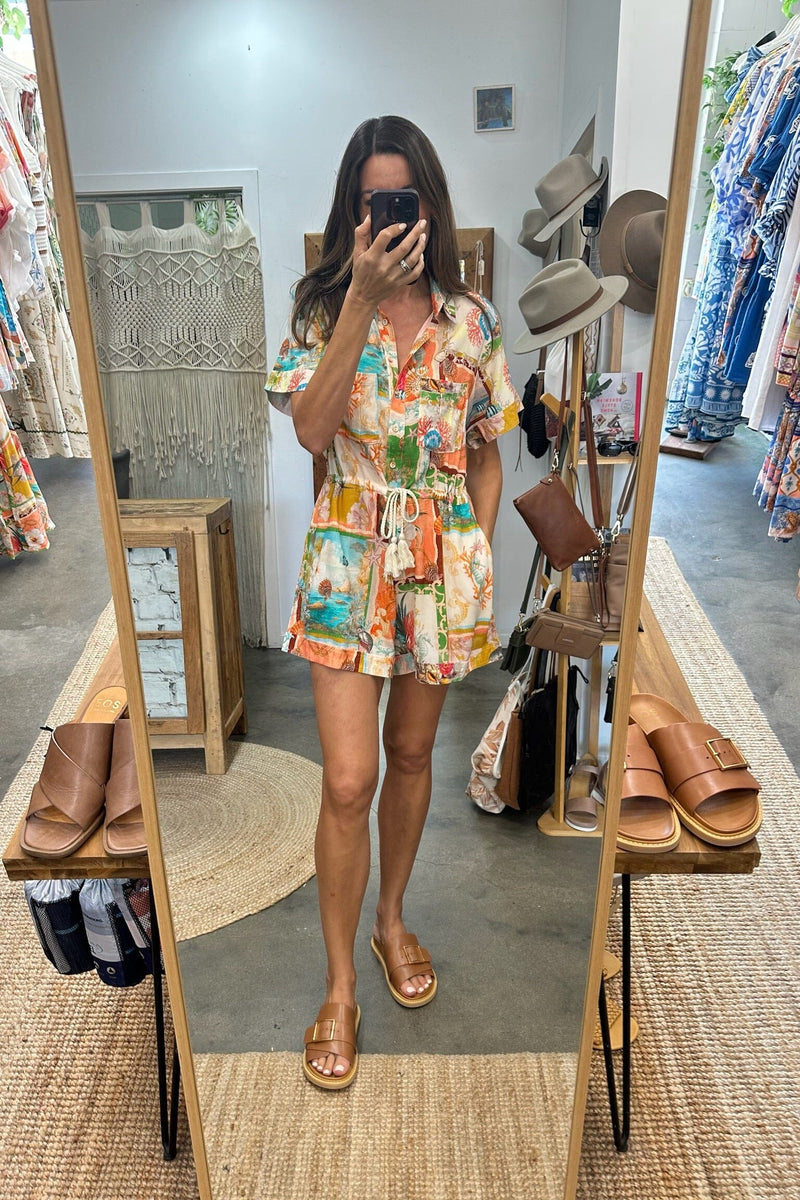IRIS MAXI Reef Playsuit PLAYSUIT