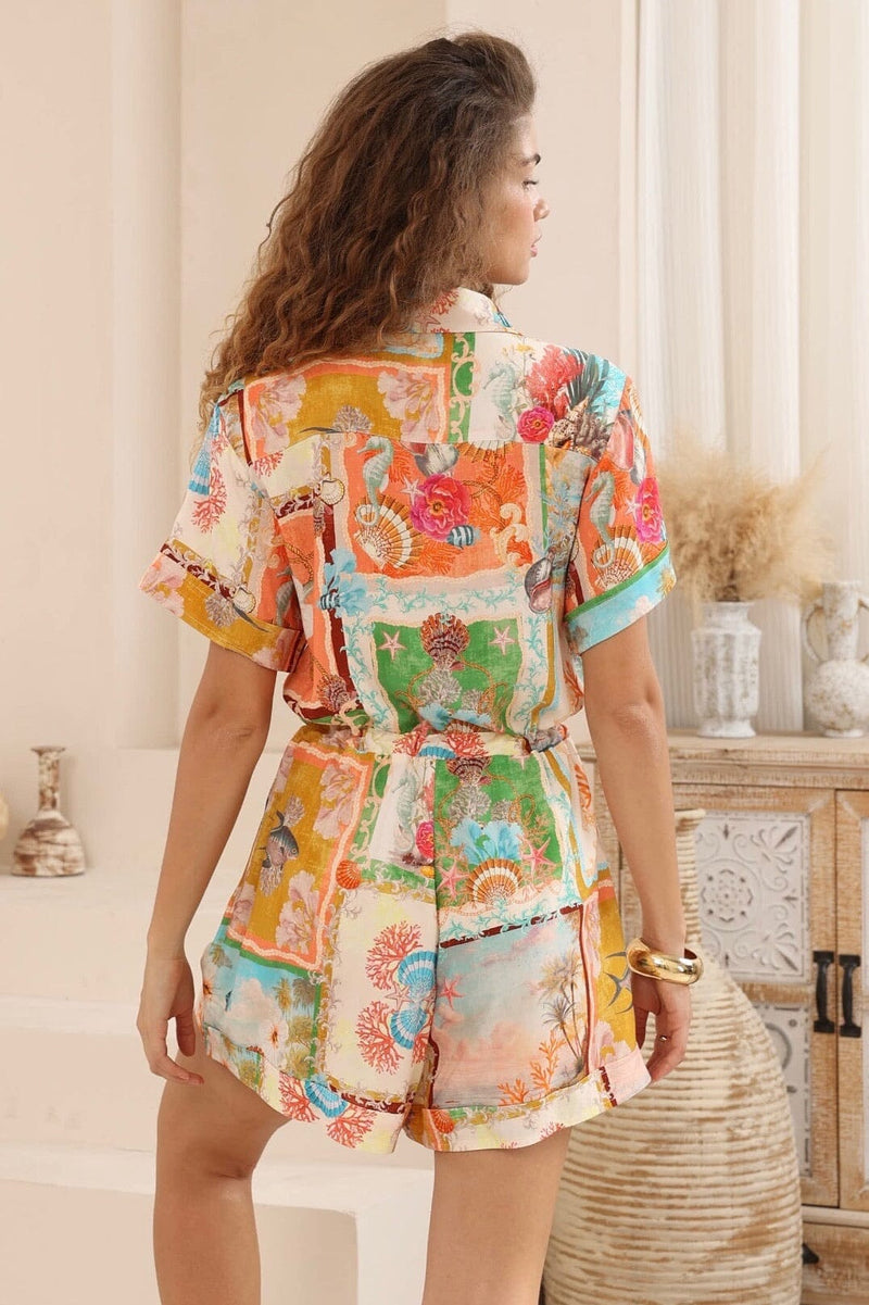 IRIS MAXI Reef Playsuit PLAYSUIT