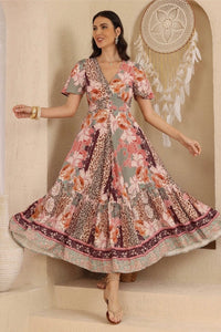 IRIS MAXI Safari Bloom Midi Dress DRESSES