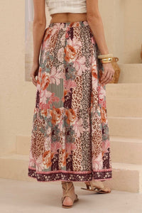 IRIS MAXI Safari Bloom Skirt BOTTOMS