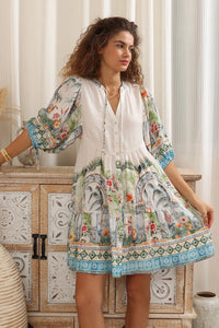 IRIS MAXI Toscana Dress DRESSES