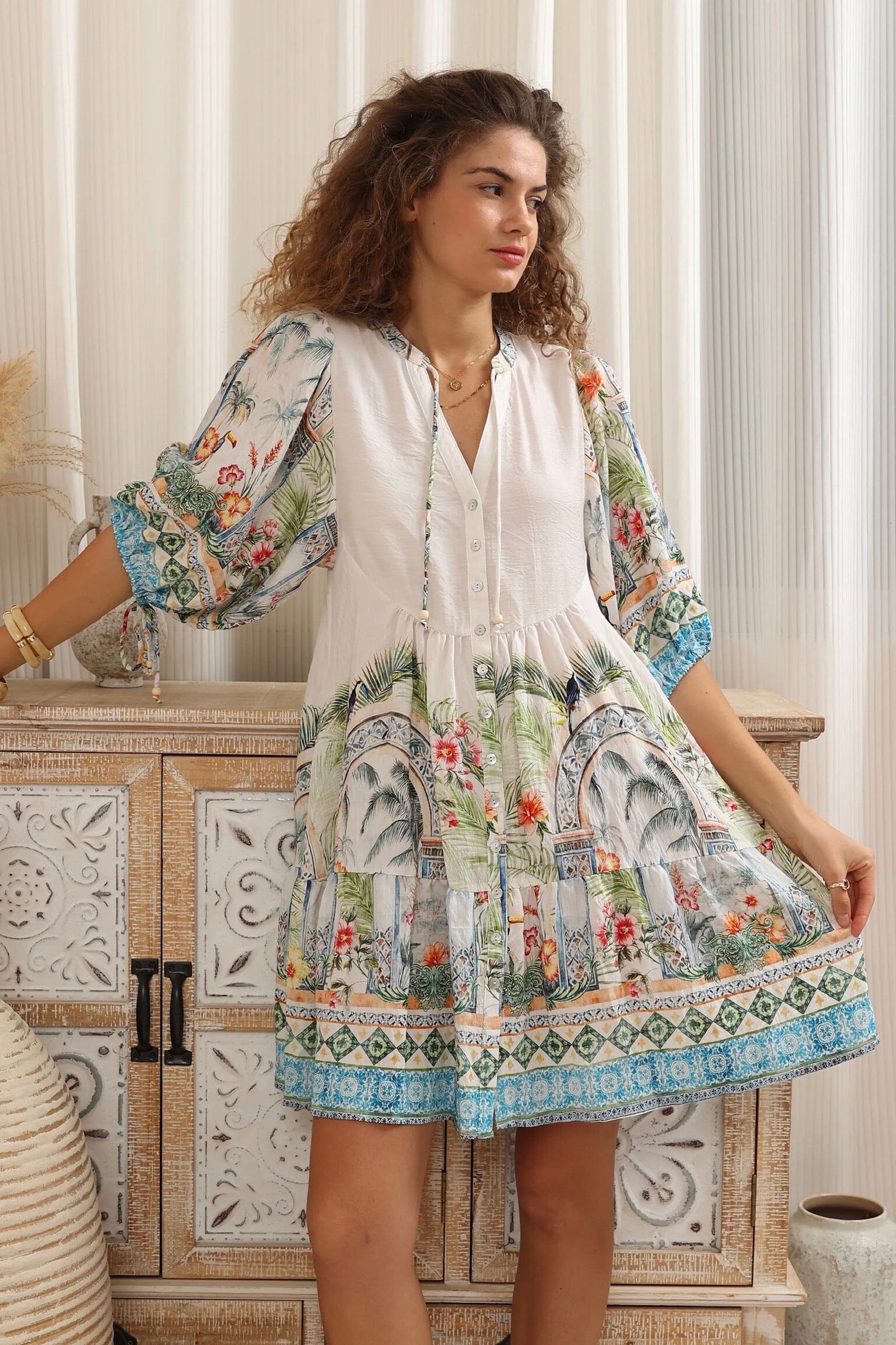 IRIS MAXI Toscana Dress DRESSES